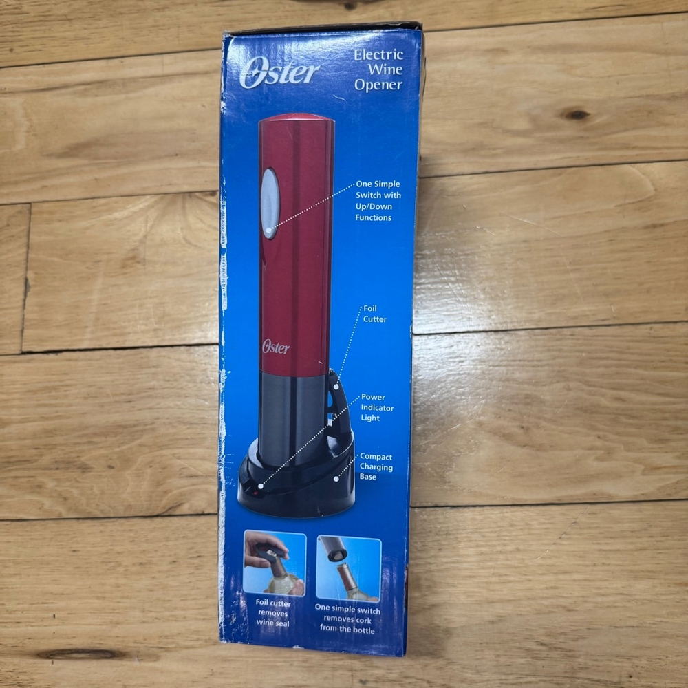 Oster Electric Wine Opener Cordless NWT - Picture 2 of 3